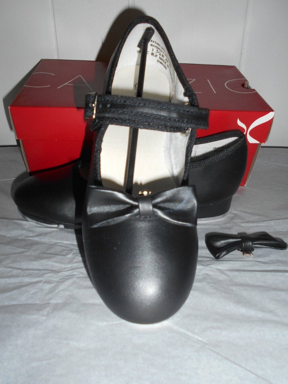 4 Pair -Mary Jane Leather Tap Shoes-  NWT - Picture 3 of 3